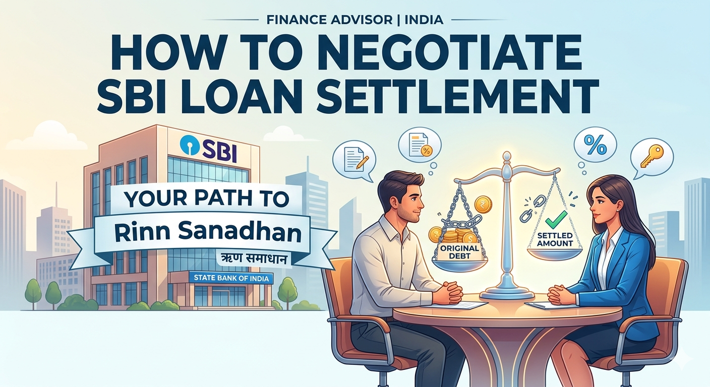 How to negotiate with SBI for loan settlement?